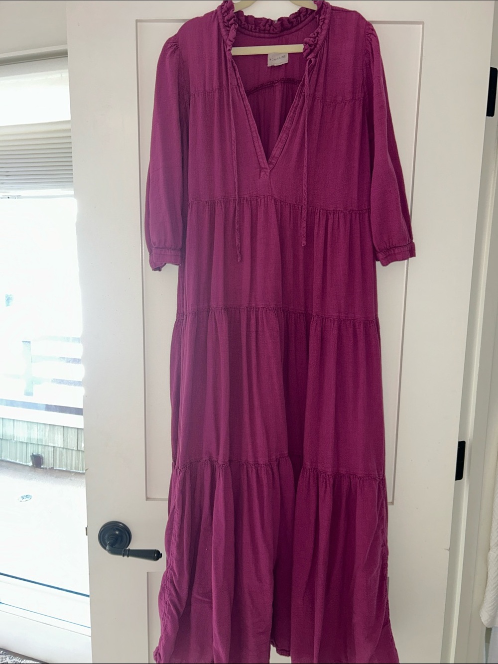 Honorine Tiered V-Neck Maxi Dress - Women